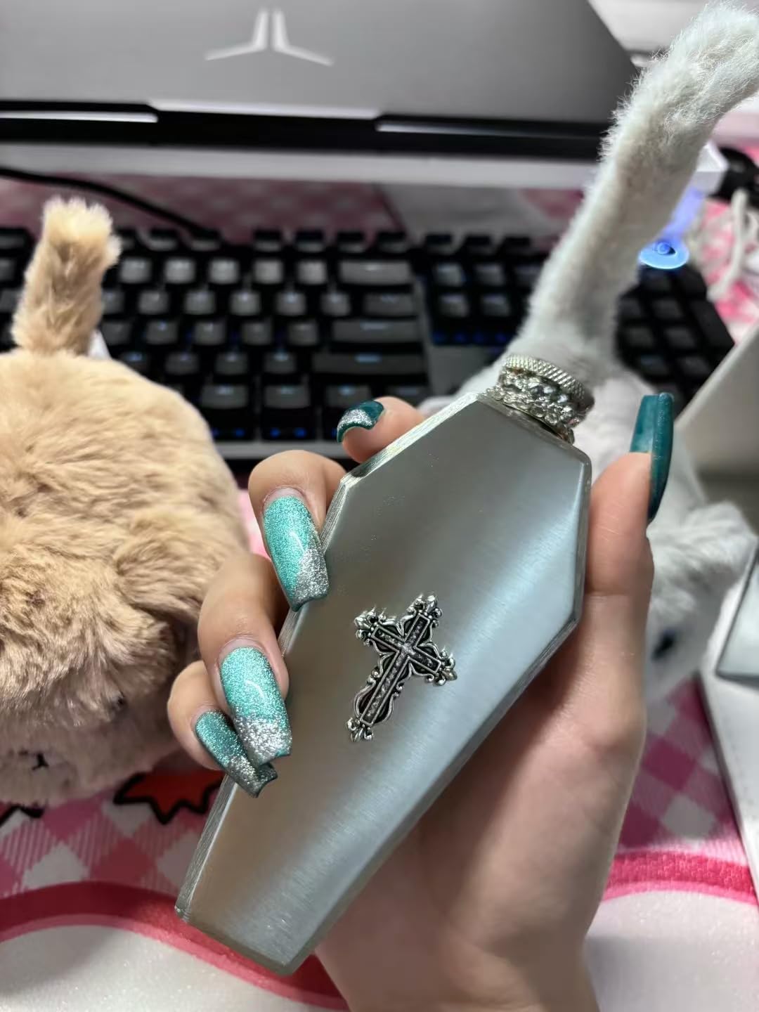 Amazon.com | Hidden Coffin Flask for Women- 3.5oz Stainless Steel